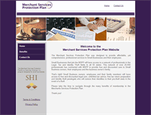 Tablet Screenshot of merchantservicesprotectionplan.com